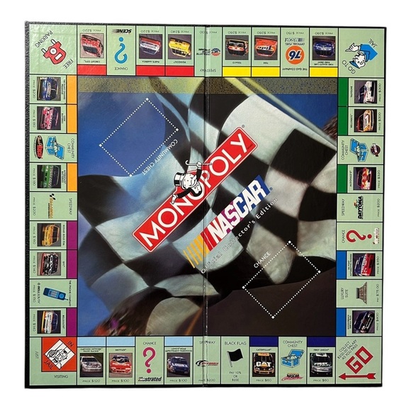 1997 Monopoly NASCAR Official Collector's Edition 8 Tokens COMPLETE Racing Game - Picture 3 of 6